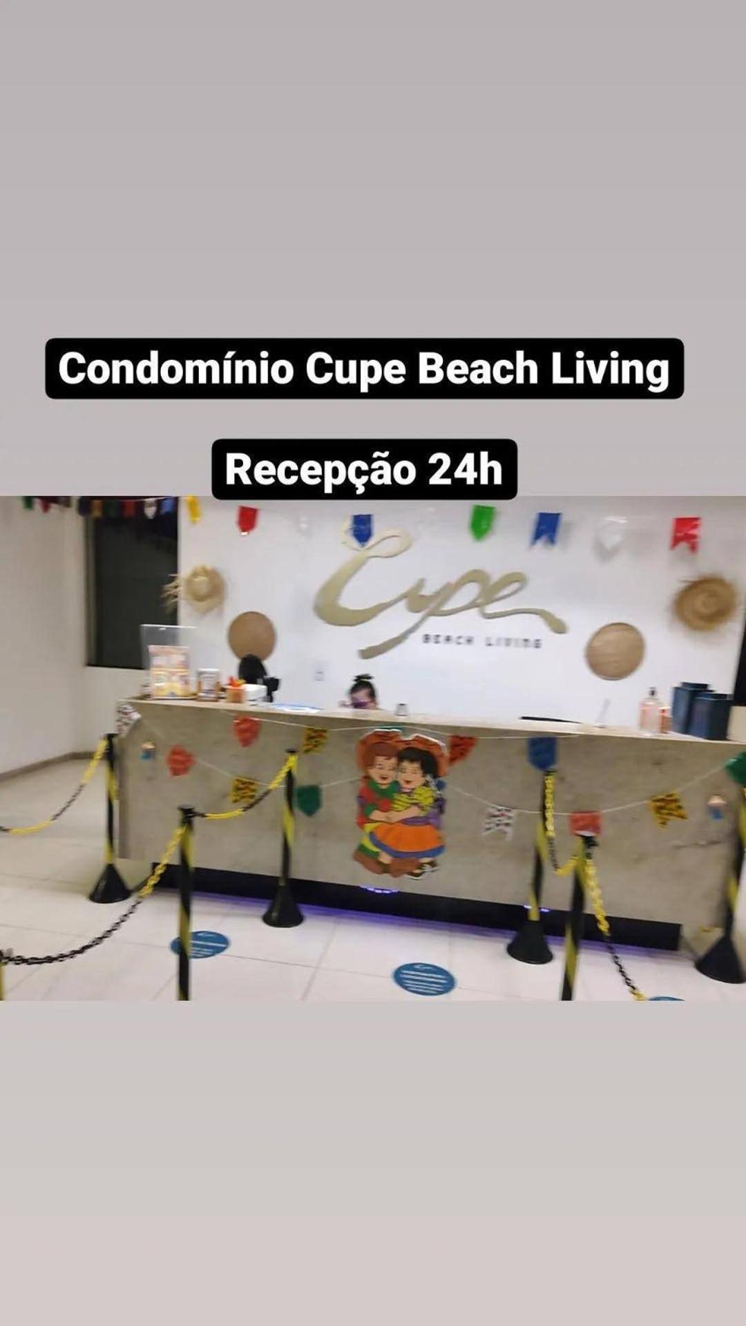 Luxuoso Flat 3 Quartos, Terreo, No Cupe Beach Living - Beira Mar De Porto De Galinhas Ngoại thất bức ảnh