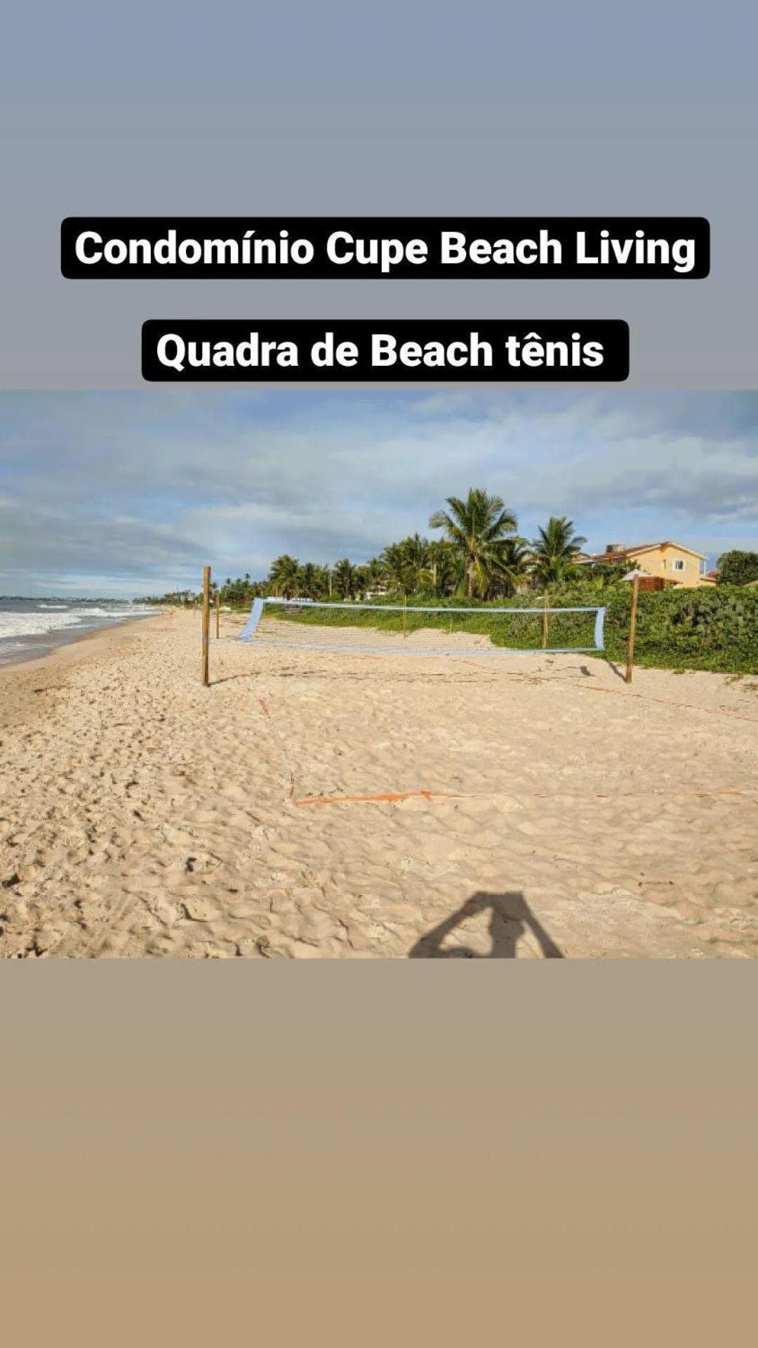 Luxuoso Flat 3 Quartos, Terreo, No Cupe Beach Living - Beira Mar De Porto De Galinhas Ngoại thất bức ảnh