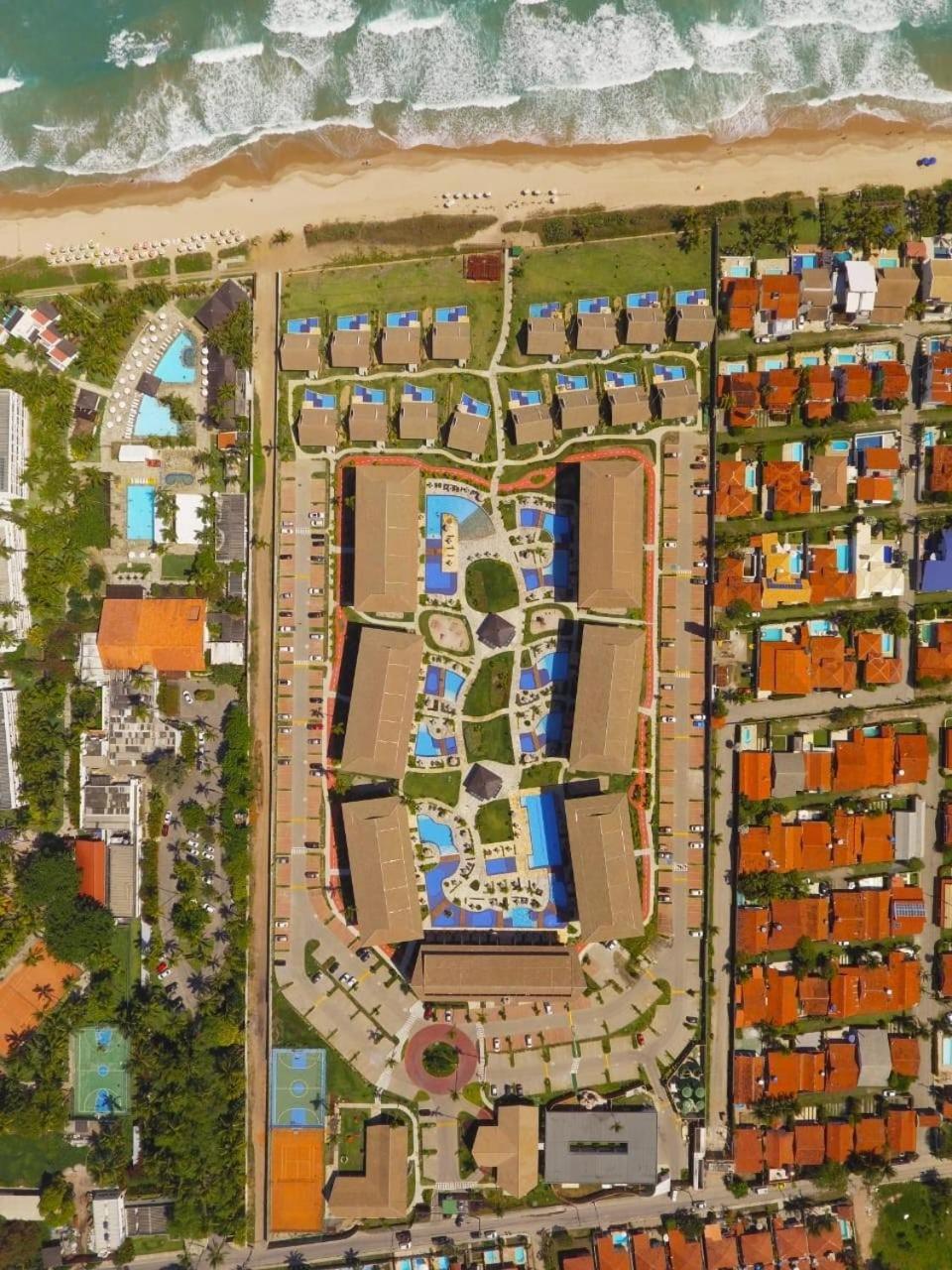 Luxuoso Flat 3 Quartos, Terreo, No Cupe Beach Living - Beira Mar De Porto De Galinhas Ngoại thất bức ảnh