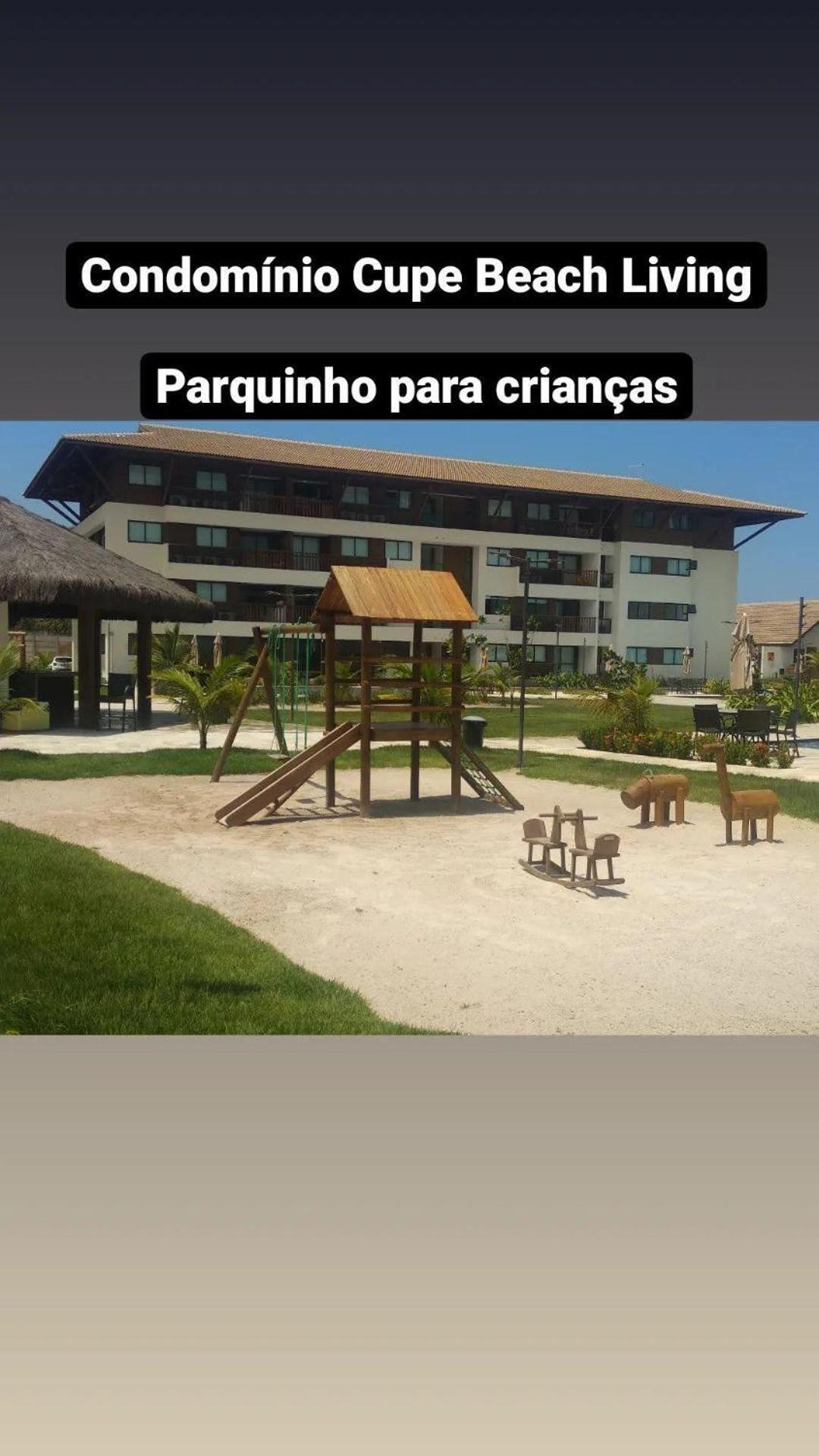 Luxuoso Flat 3 Quartos, Terreo, No Cupe Beach Living - Beira Mar De Porto De Galinhas Ngoại thất bức ảnh