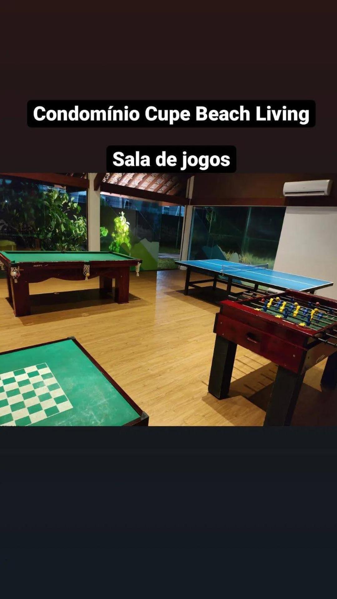 Luxuoso Flat 3 Quartos, Terreo, No Cupe Beach Living - Beira Mar De Porto De Galinhas Ngoại thất bức ảnh