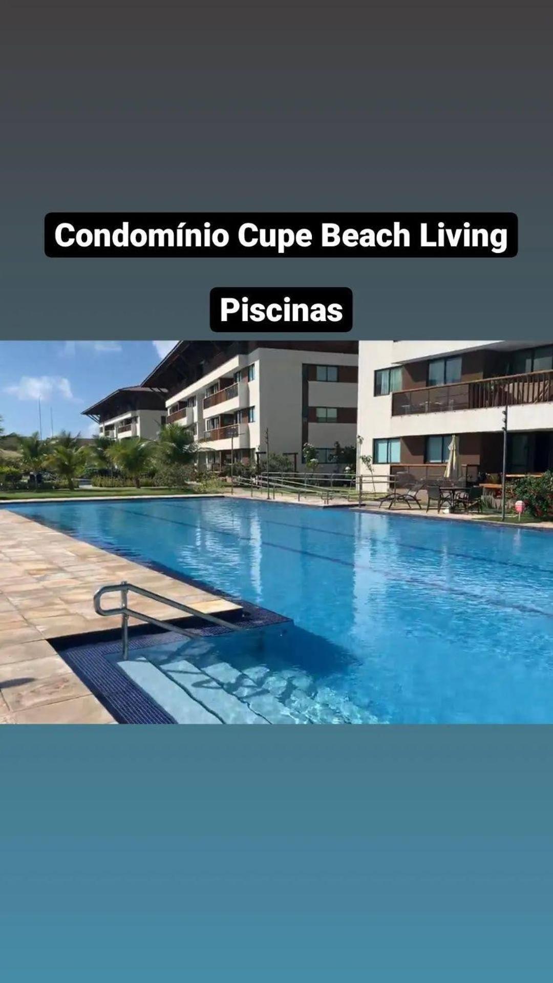 Luxuoso Flat 3 Quartos, Terreo, No Cupe Beach Living - Beira Mar De Porto De Galinhas Ngoại thất bức ảnh
