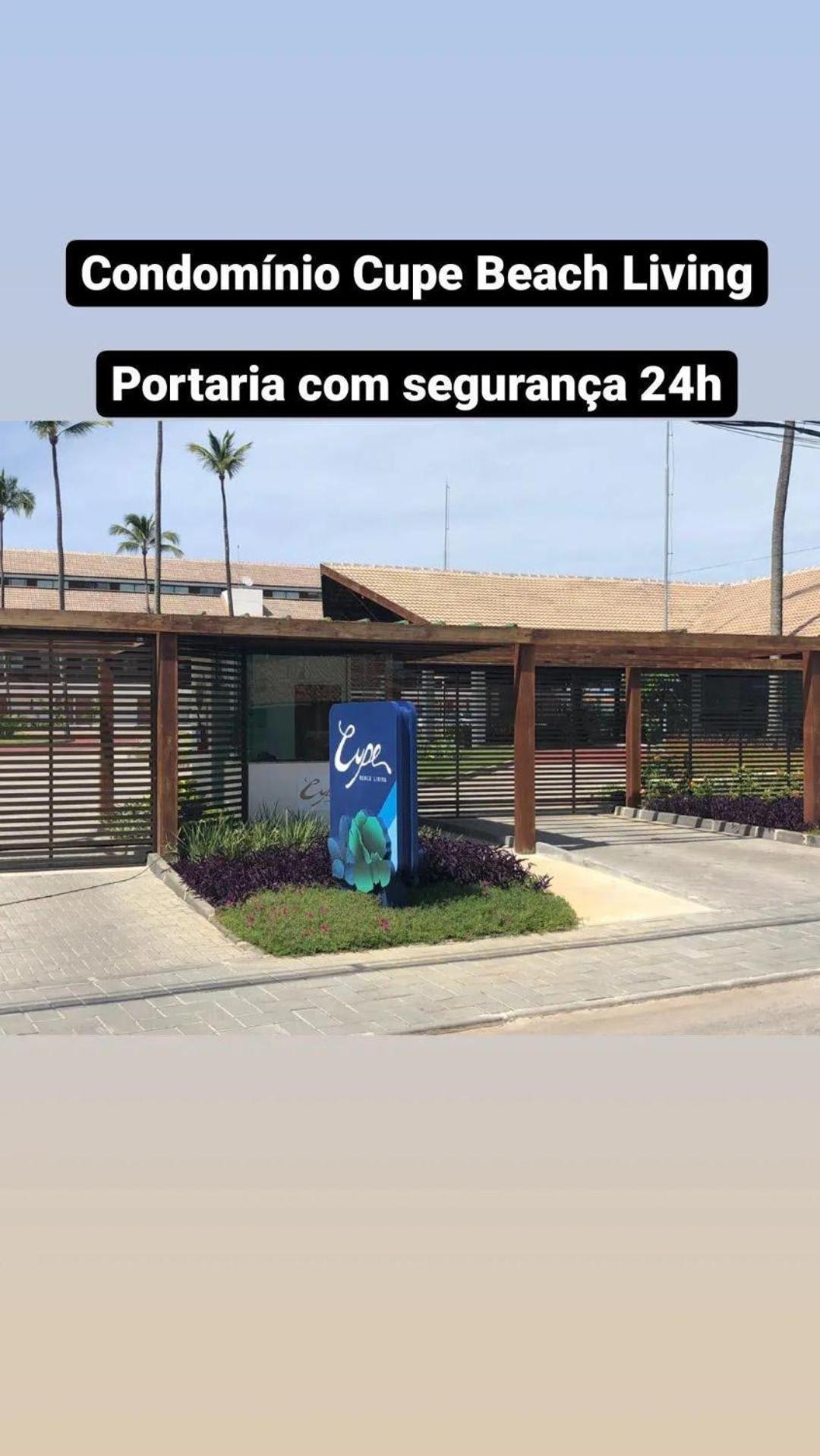 Luxuoso Flat 3 Quartos, Terreo, No Cupe Beach Living - Beira Mar De Porto De Galinhas Ngoại thất bức ảnh