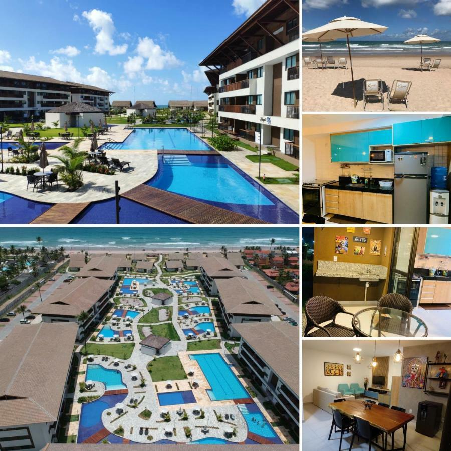 Luxuoso Flat 3 Quartos, Terreo, No Cupe Beach Living - Beira Mar De Porto De Galinhas Ngoại thất bức ảnh